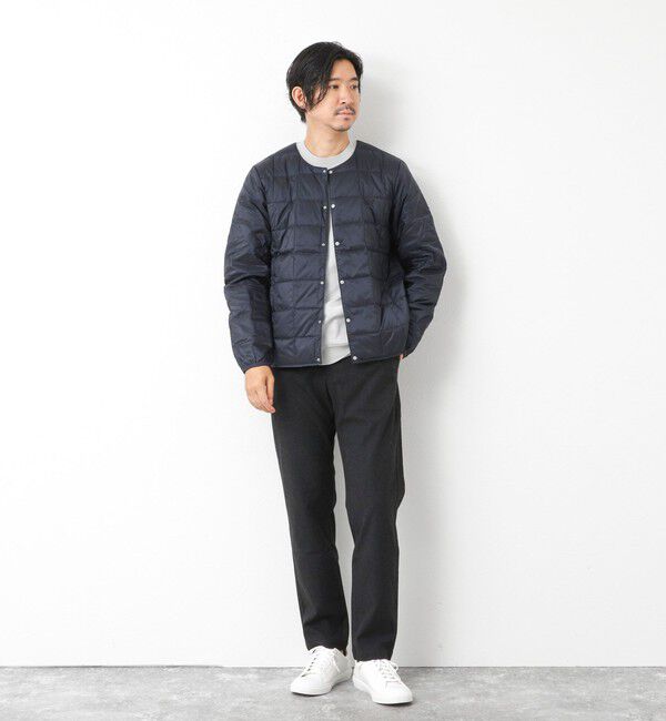 NOLLEY'S goodman「【TAION/タイオン】別注クジラ刺繍CREW NECK BUTTON DOWN JACKET」|ダウン|