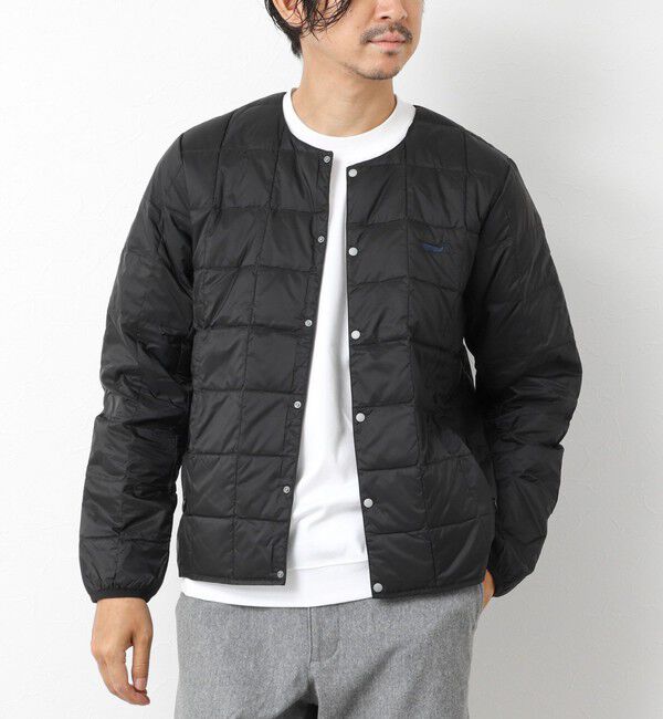 NOLLEY'S goodman「【TAION/タイオン】別注クジラ刺繍CREW NECK BUTTON DOWN JACKET」|ダウン|