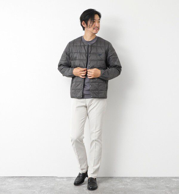 NOLLEY'S goodman「【TAION/タイオン】別注クジラ刺繍CREW NECK BUTTON DOWN JACKET」|ダウン|