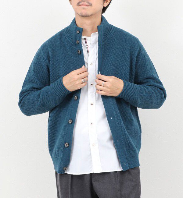 NOLLEY'S goodman「スタンドカーディガン 25AW」|カーディガン|ブルー