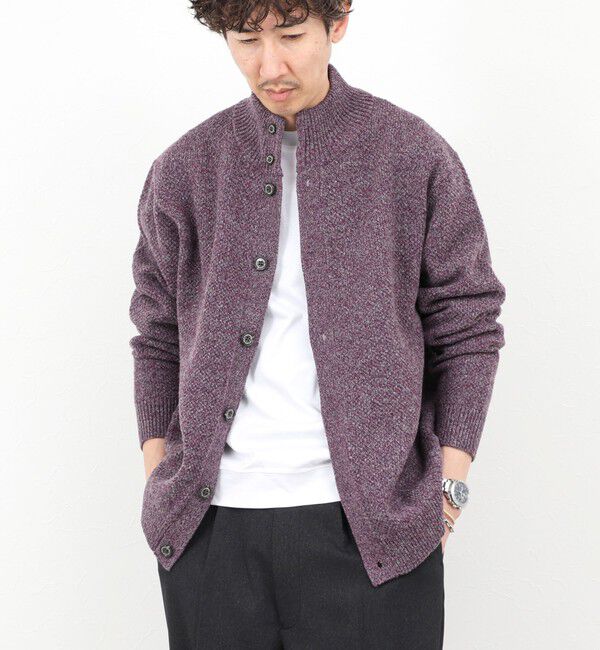 NOLLEY'S goodman「スタンドカーディガン 25AW」|カーディガン|パープル