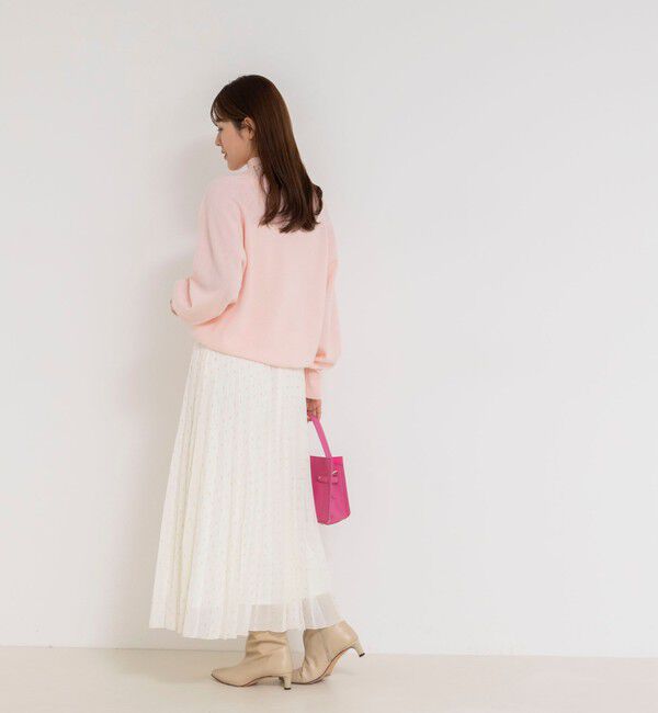 NOLLEY'S「ウォッシャブルラメカットドビープリーツスカート」|スカート|