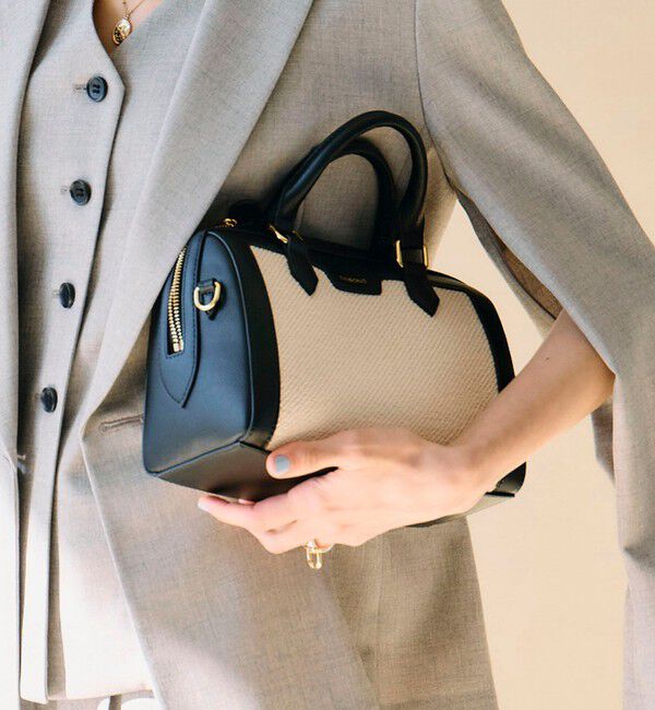 NOLLEY'S「【SINBONO/シンボノ】 コンビボストンバッグ」|ボストンバッグ|ブラック