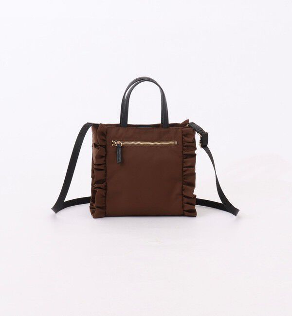 NOLLEY'S「【nolnol/ノルノル】ナイロンフリルミニトートバッグ」|トートバッグ|