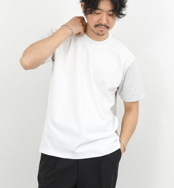 NOLLEY'S goodman「クイックドライTシャツ / 吸水速乾 / クルーネック / 26SS」|Tシャツ・カットソー|ホワイト系その他2