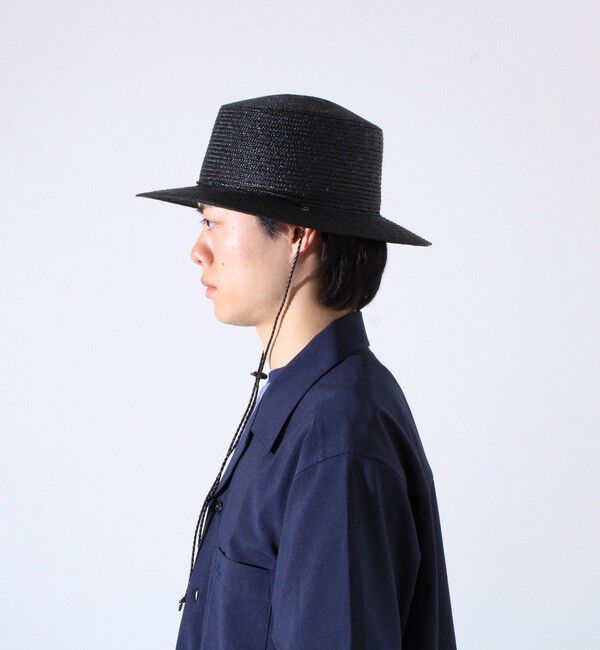 GLOSTER「【GLOSTER】CODE LONG BRIM STRAW HAT ハット 麦わら カンカン帽」|ハット|
