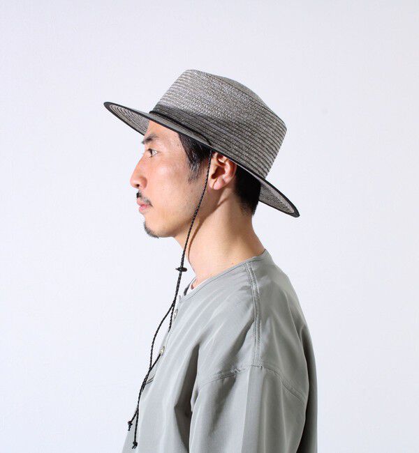 GLOSTER「【GLOSTER】CODE LONG BRIM STRAW HAT ハット 麦わら カンカン帽」|ハット|