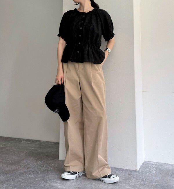 fredy emue「クロップドペプラムブラウス」|シャツ・ブラウス|