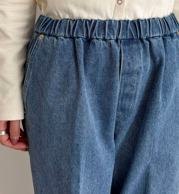 fredy emue「フレアーデニムイージーパンツ」|デニム|