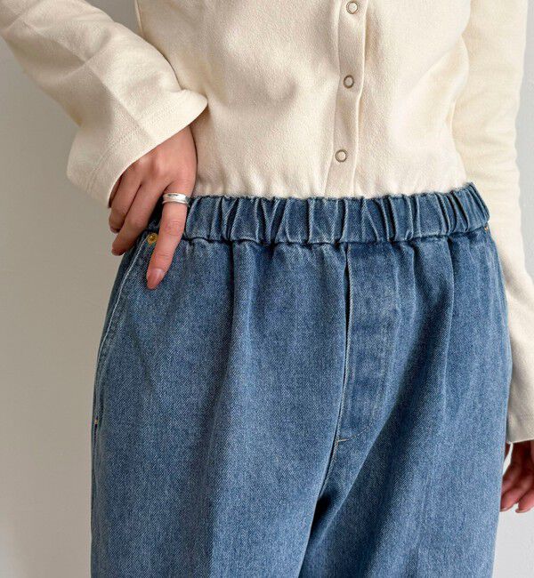 fredy emue「フレアーデニムイージーパンツ」|デニム|