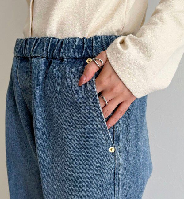 fredy emue「フレアーデニムイージーパンツ」|デニム|