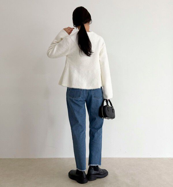 fredy emue「シャギーペプラムニットプルオーバー」|ニット・セーター|