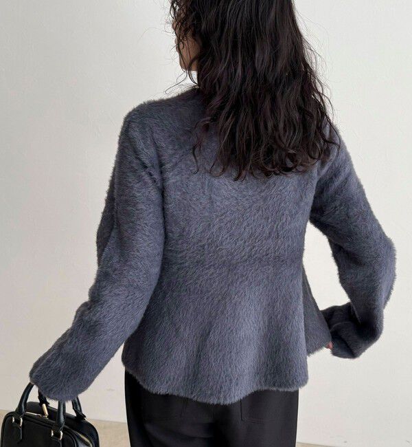 fredy emue「シャギーペプラムニットプルオーバー」|ニット・セーター|