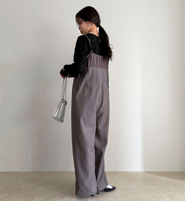 fredy emue「チュールレイヤードレースロンTシャツ」|Tシャツ・カットソー|