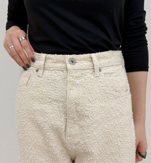 fredy emue「ループジャガードデニムパンツ」|デニム|