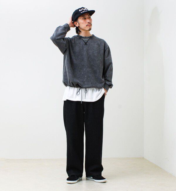 GLOSTER「カラフルスノーパウダー 裏毛プルオーバースウェット」|スウェット・ジャージ|