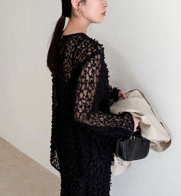 fredy emue「《セットアップ対応》フォーカスドット刺繍プルオーバー」|シャツ・ブラウス|