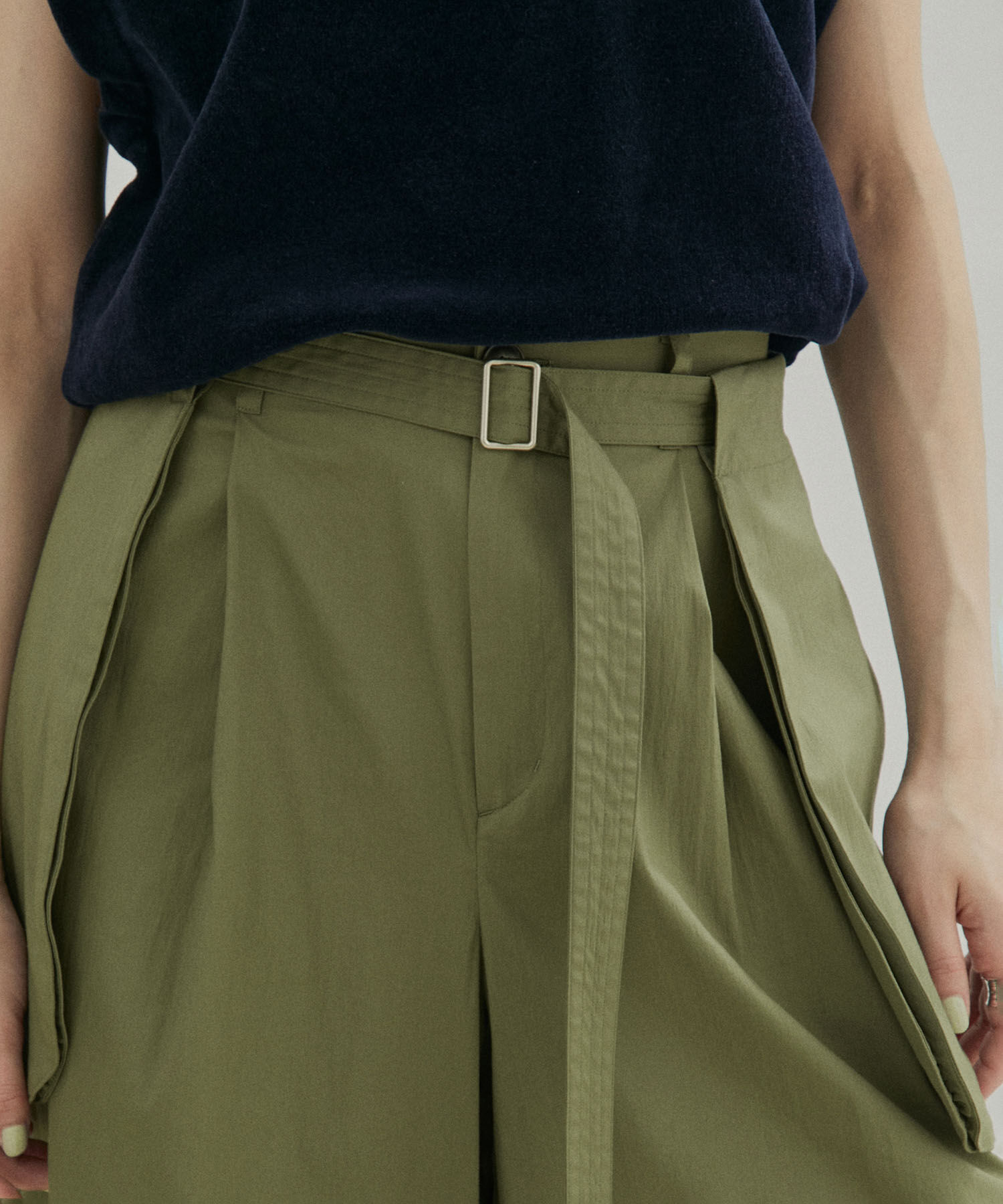 SALON adam et rope'「【セットアップ対応】コットンナイロンサロンベルト」|ベルト|