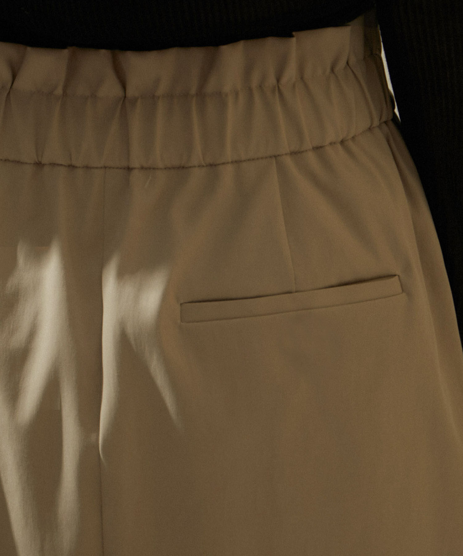 SALON adam et rope'「スタイルアップハイウエストナロースカート　無地/デニム」|スカート|