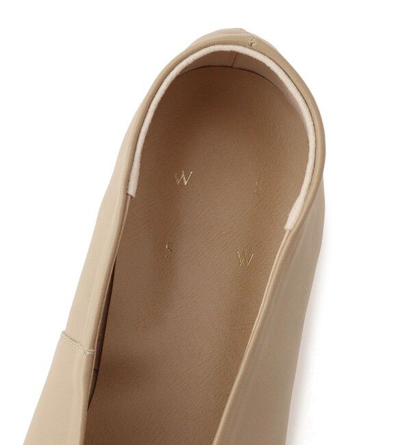 SALON adam et rope'「【W S（ドゥーブル）】ソフトレザーヒールパンプス」|パンプス|