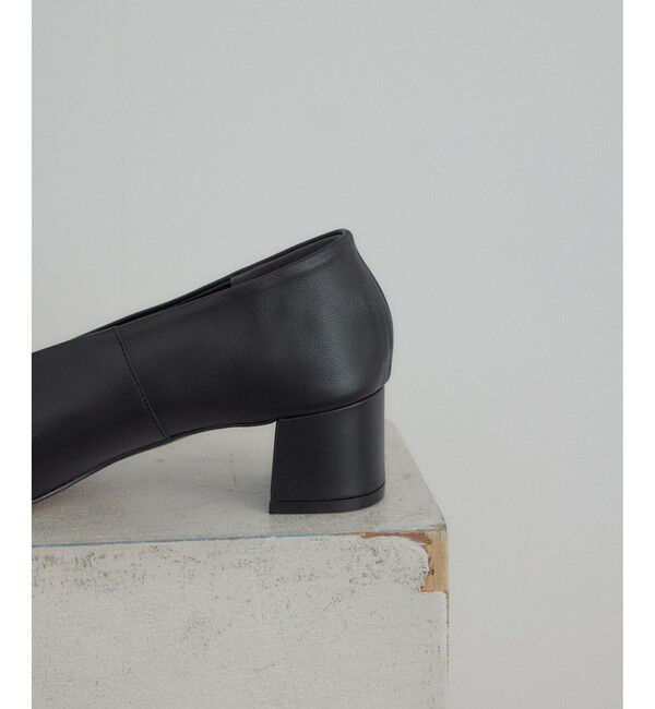 SALON adam et rope'「【W S（ドゥーブル）】ソフトレザーヒールパンプス」|パンプス|