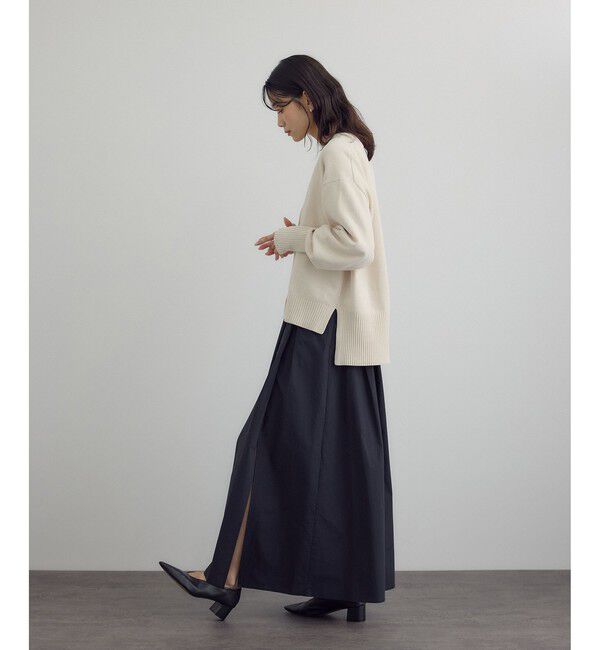 SALON adam et rope'「【W S（ドゥーブル）】ソフトレザーヒールパンプス」|パンプス|