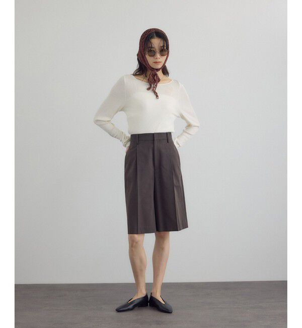 SALON adam et rope'「【W S（ドゥーブル）】ソフトレザーフラットシューズ」|パンプス|