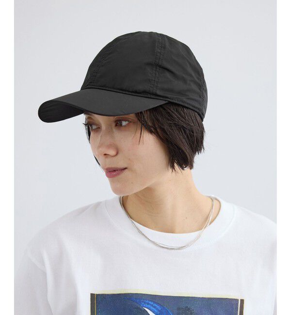 SALON adam et rope'「ストール付き2WAYキャップ / 撥水・UVケア」|キャップ・キャスケット|ブラック(01)