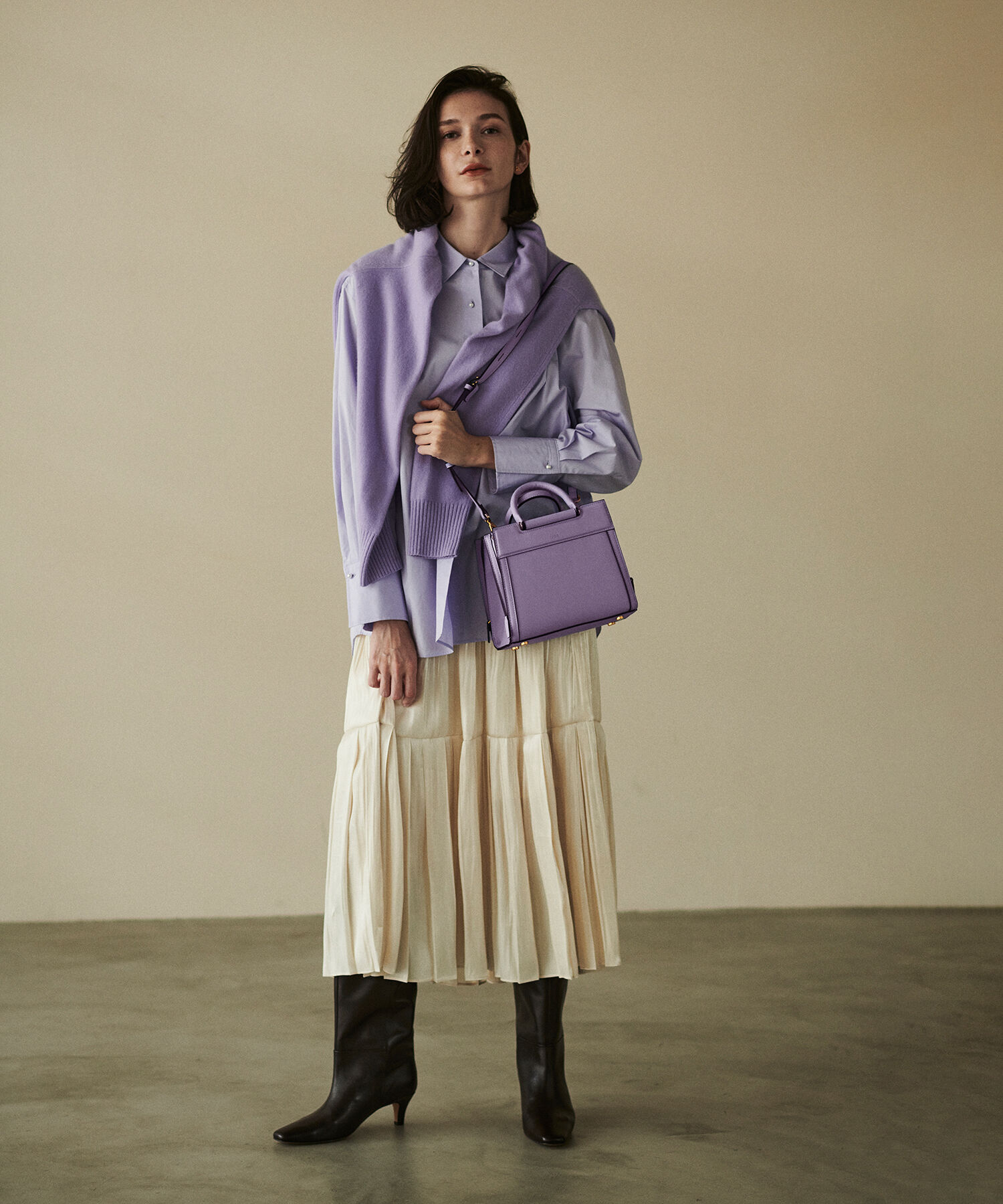 E'POR「【E'POR】W BAG Mini 【メディア掲載】」|ハンドバッグ|