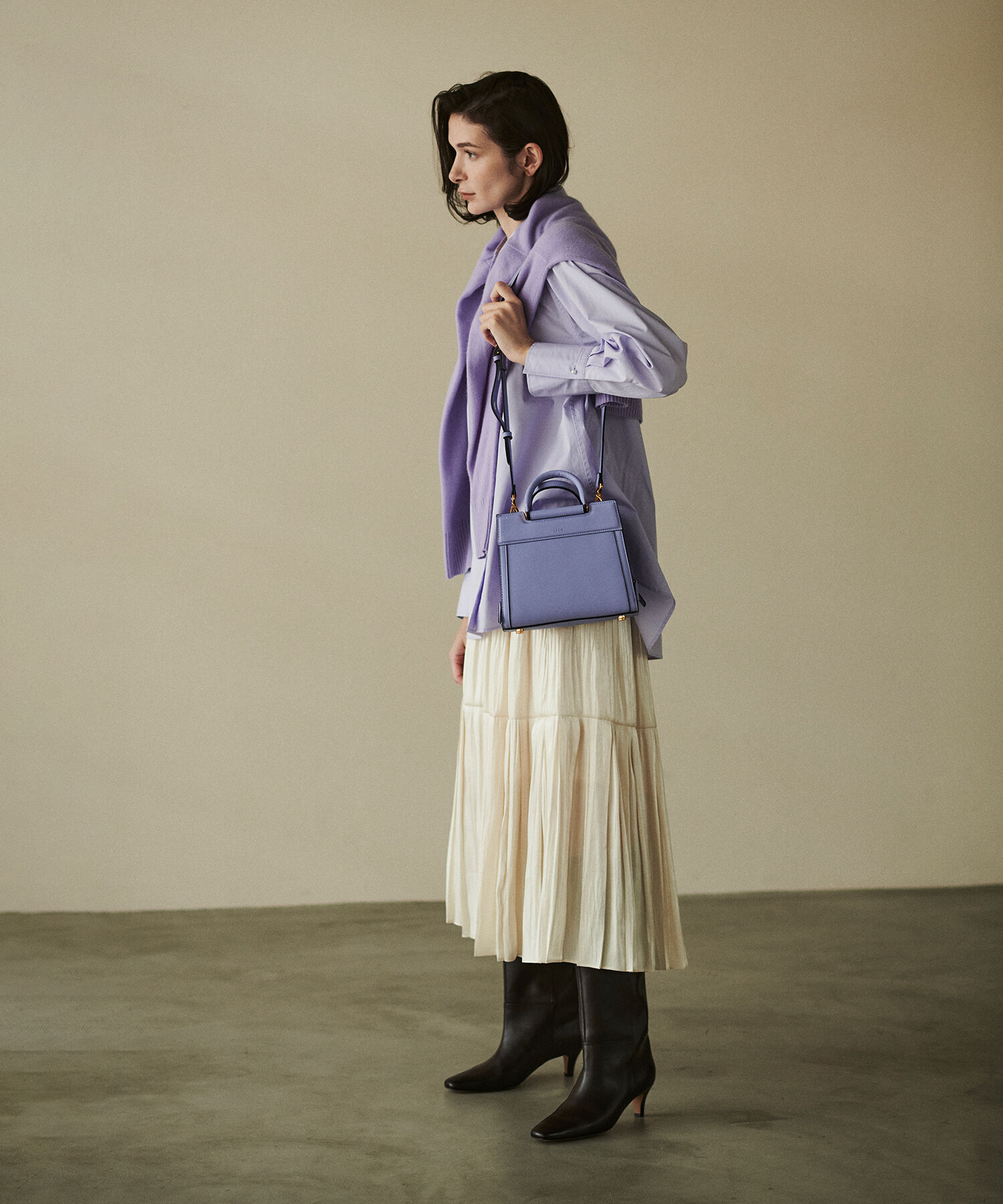 E'POR「【E'POR】W BAG Mini 【メディア掲載】」|ハンドバッグ|