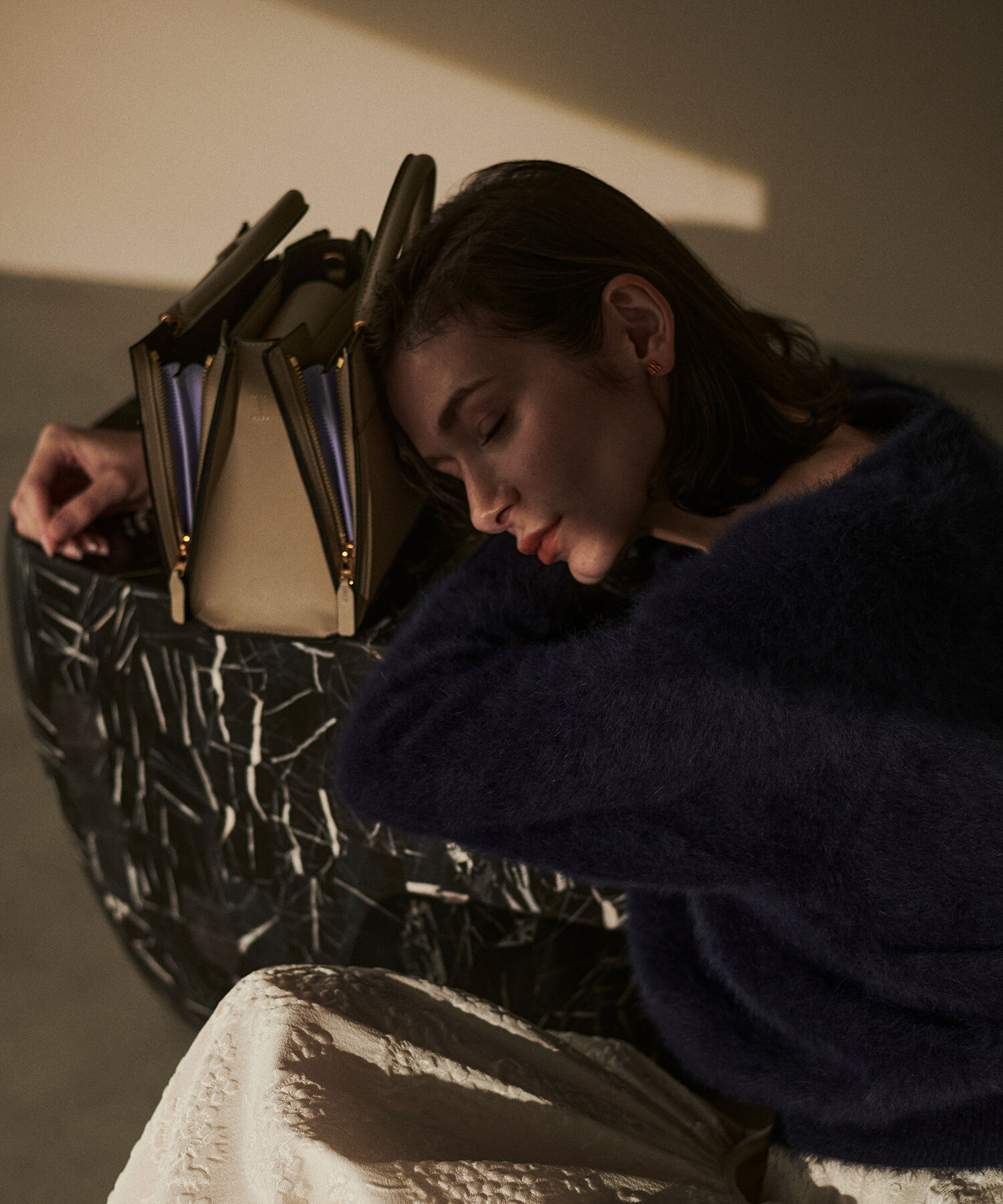 E'POR「【E'POR】W BAG Mini 【メディア掲載】」|ハンドバッグ|