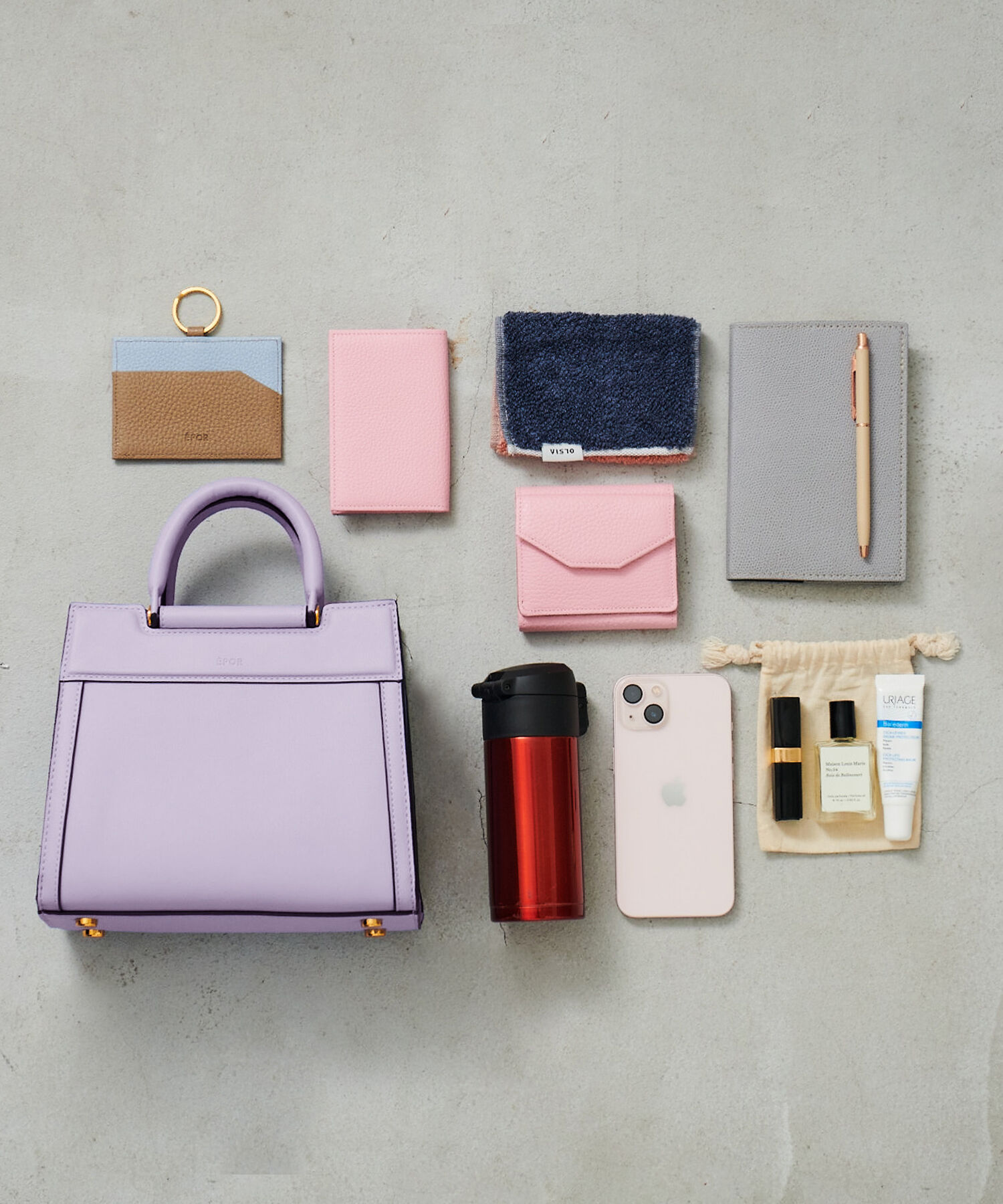 E'POR「【E'POR】W BAG Mini 【メディア掲載】」|ハンドバッグ|