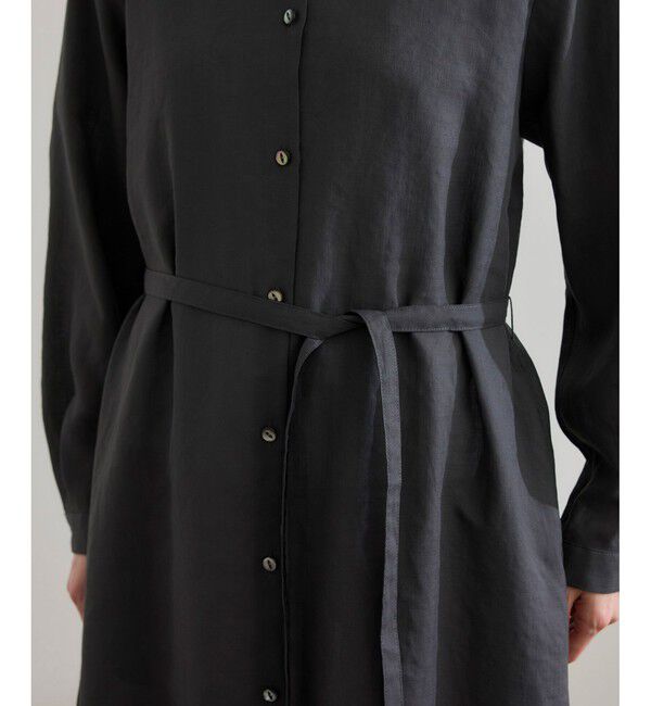 ROPE「【WEB・一部店舗限定】フロントオープンシャツワンピース/洗える」|ワンピース|