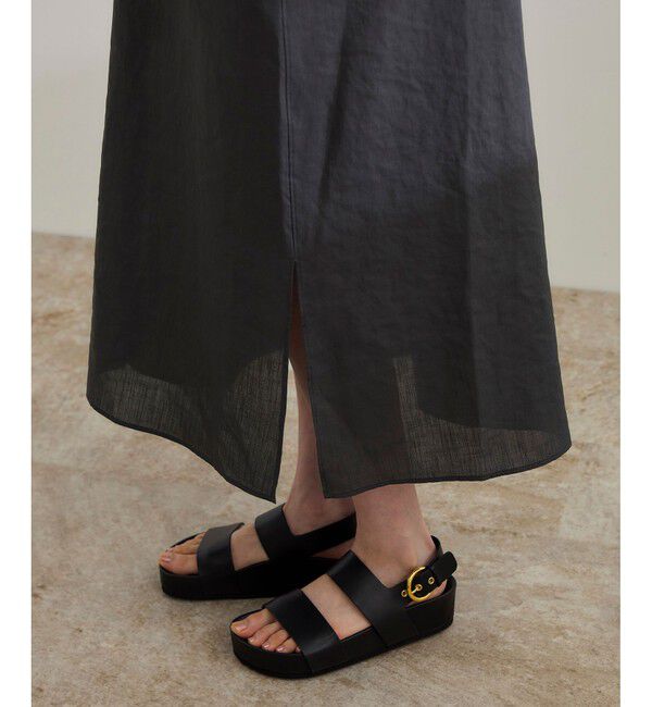 ROPE「【WEB・一部店舗限定】フロントオープンシャツワンピース/洗える」|ワンピース|