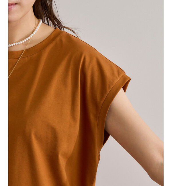 ROPE「【接触冷感・洗える・洗濯耐久あり】ノースリーブTEE」|Tシャツ・カットソー|