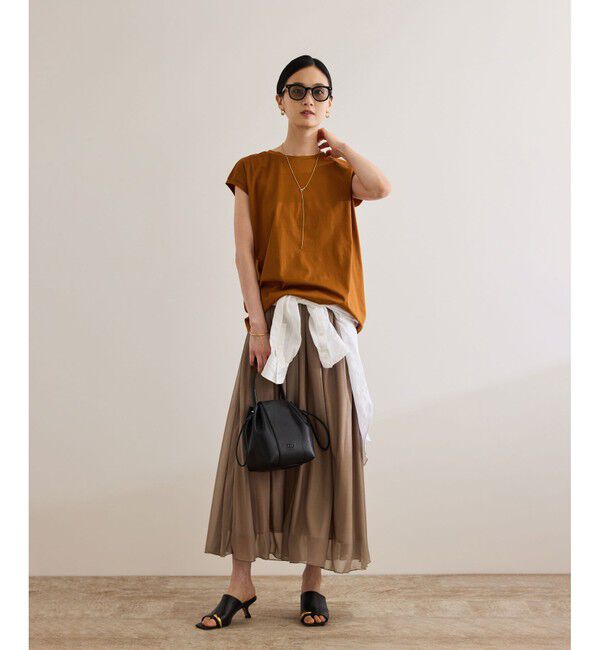 ROPE「【接触冷感・洗える・洗濯耐久あり】ノースリーブTEE」|Tシャツ・カットソー|