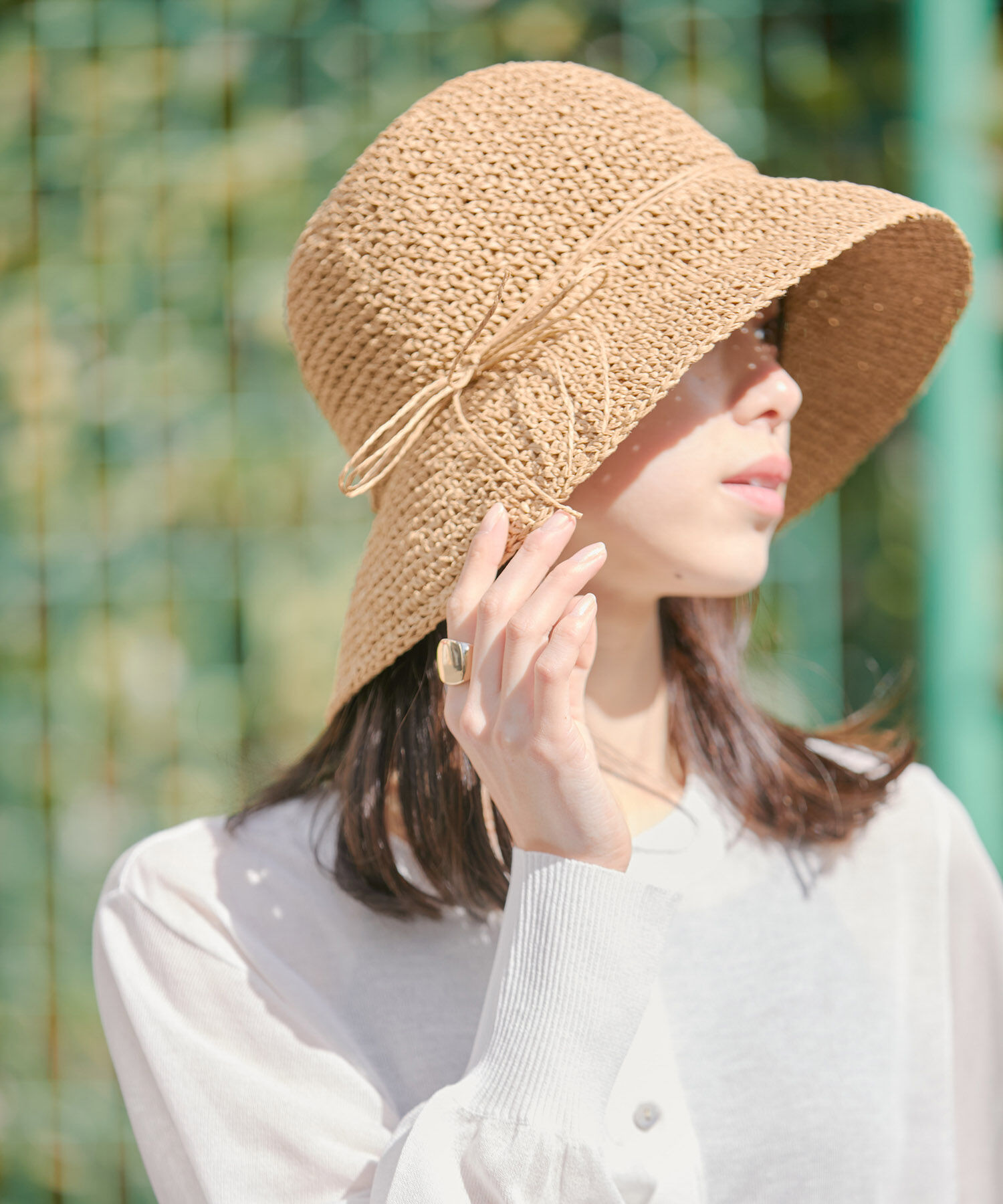 VIS「ナチュラル雑材ハット」|ハット|