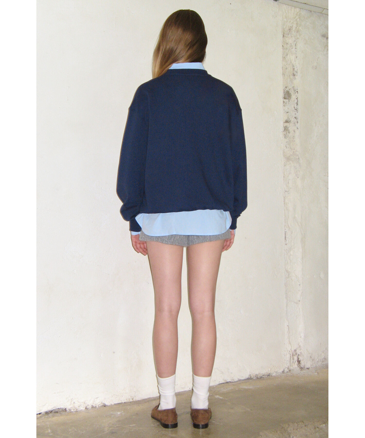 VIS「【韓国人気ブランド/sinoon】プリントスウェットプルオーバー【洗える】」|スウェット・ジャージ|