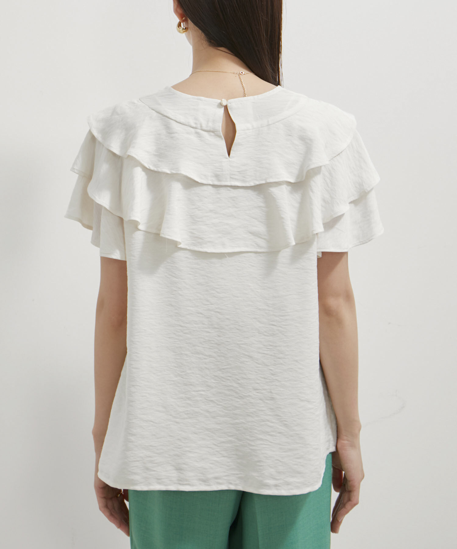 VIS「フリルティアードブラウス」|シャツ・ブラウス|