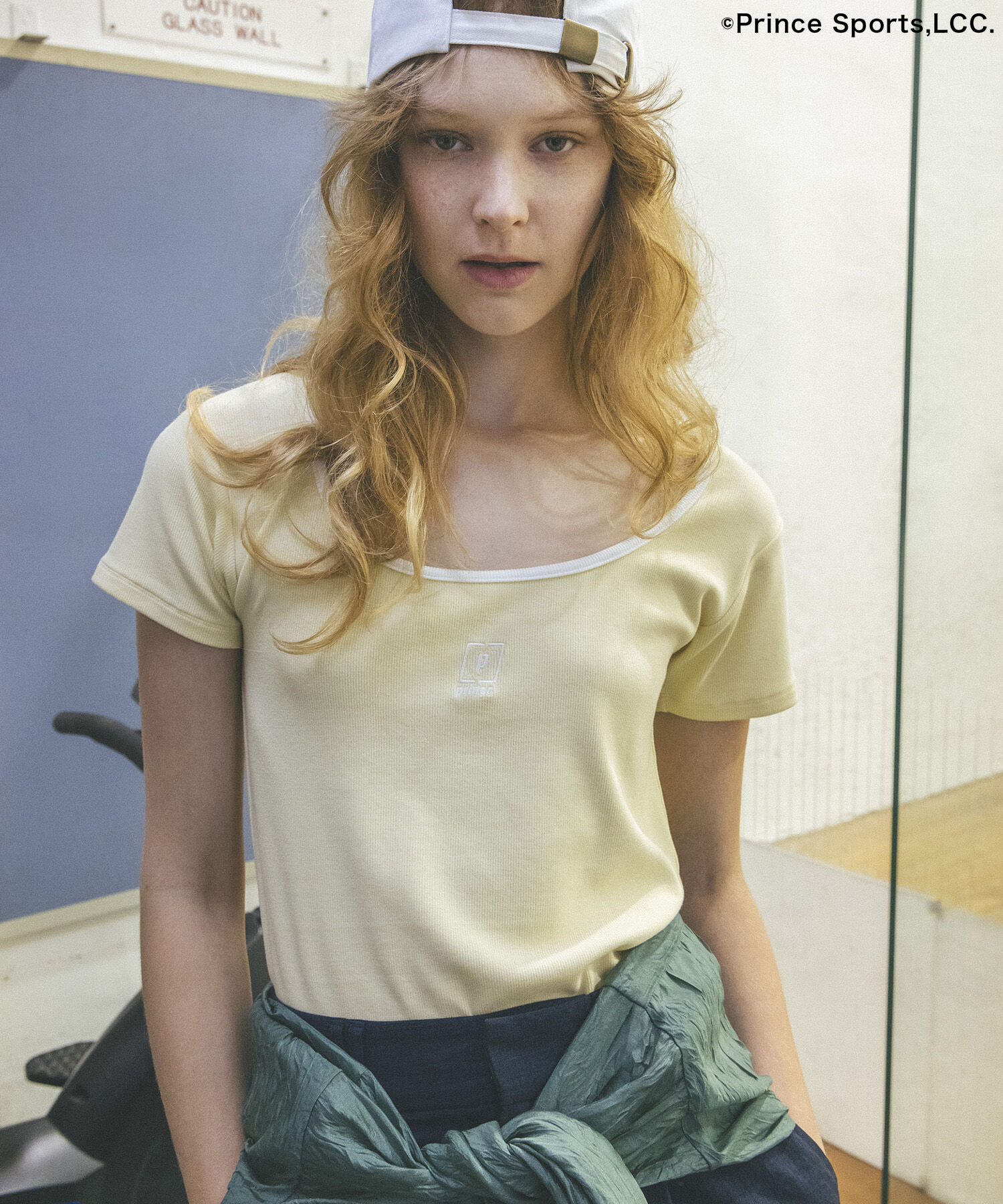 VIS「【Prince】VIS別注バイカラーTシャツ」|Tシャツ・カットソー|クリーム系(84)