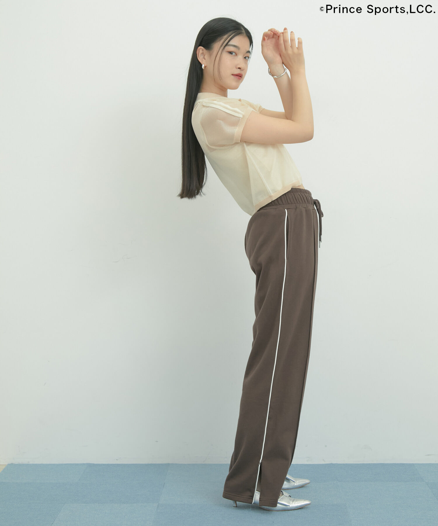 VIS「【Prince】VIS別注ラメシアーポロシャツ」|ポロシャツ|