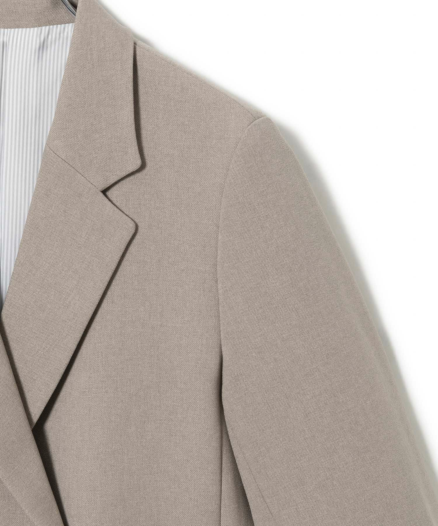 VIS「【美easy】ウーリッシュWブレストテーラードジャケット【洗える】」|テーラードジャケット|