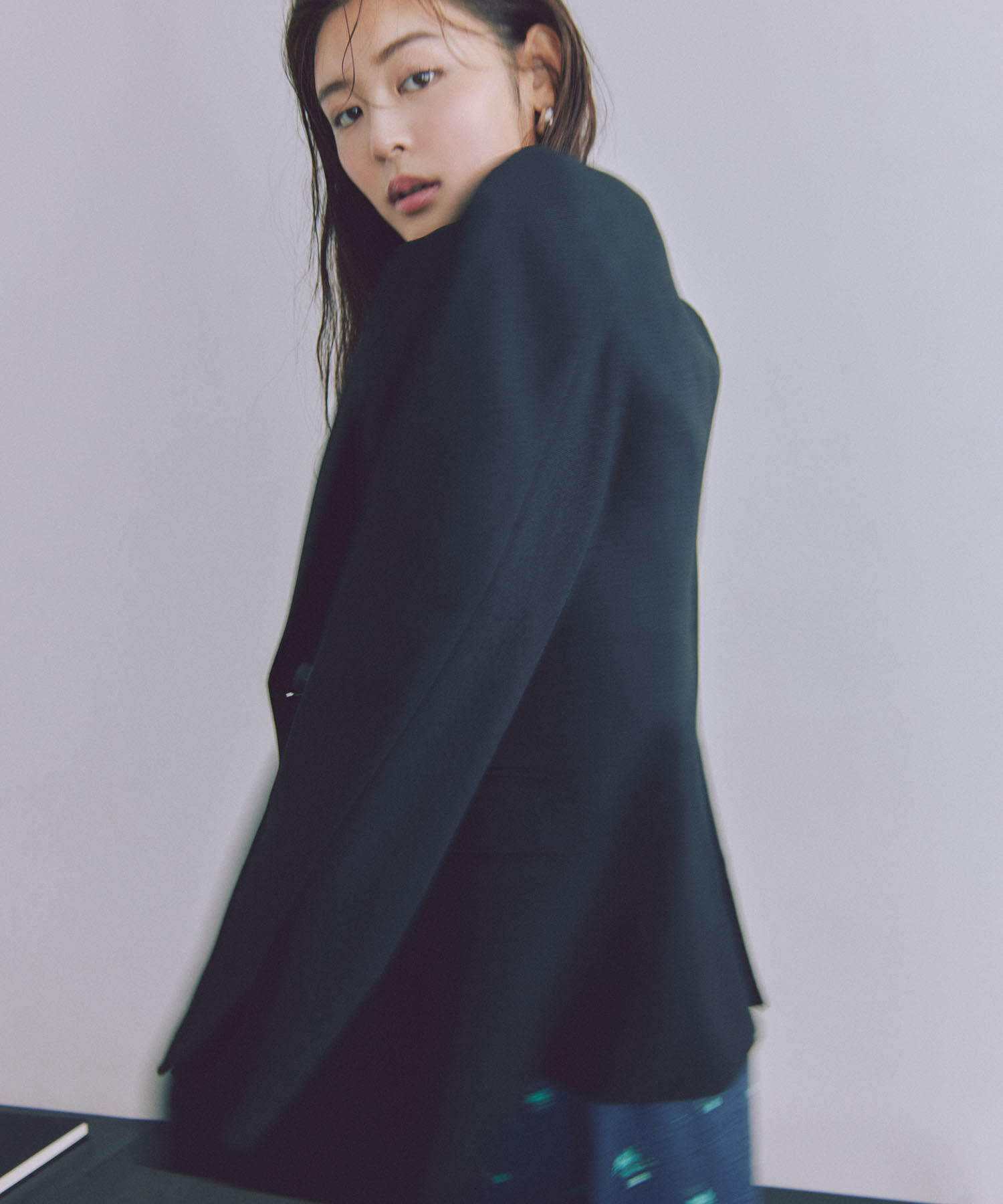 VIS「【美easy】ウーリッシュWブレストテーラードジャケット【洗える】」|テーラードジャケット|