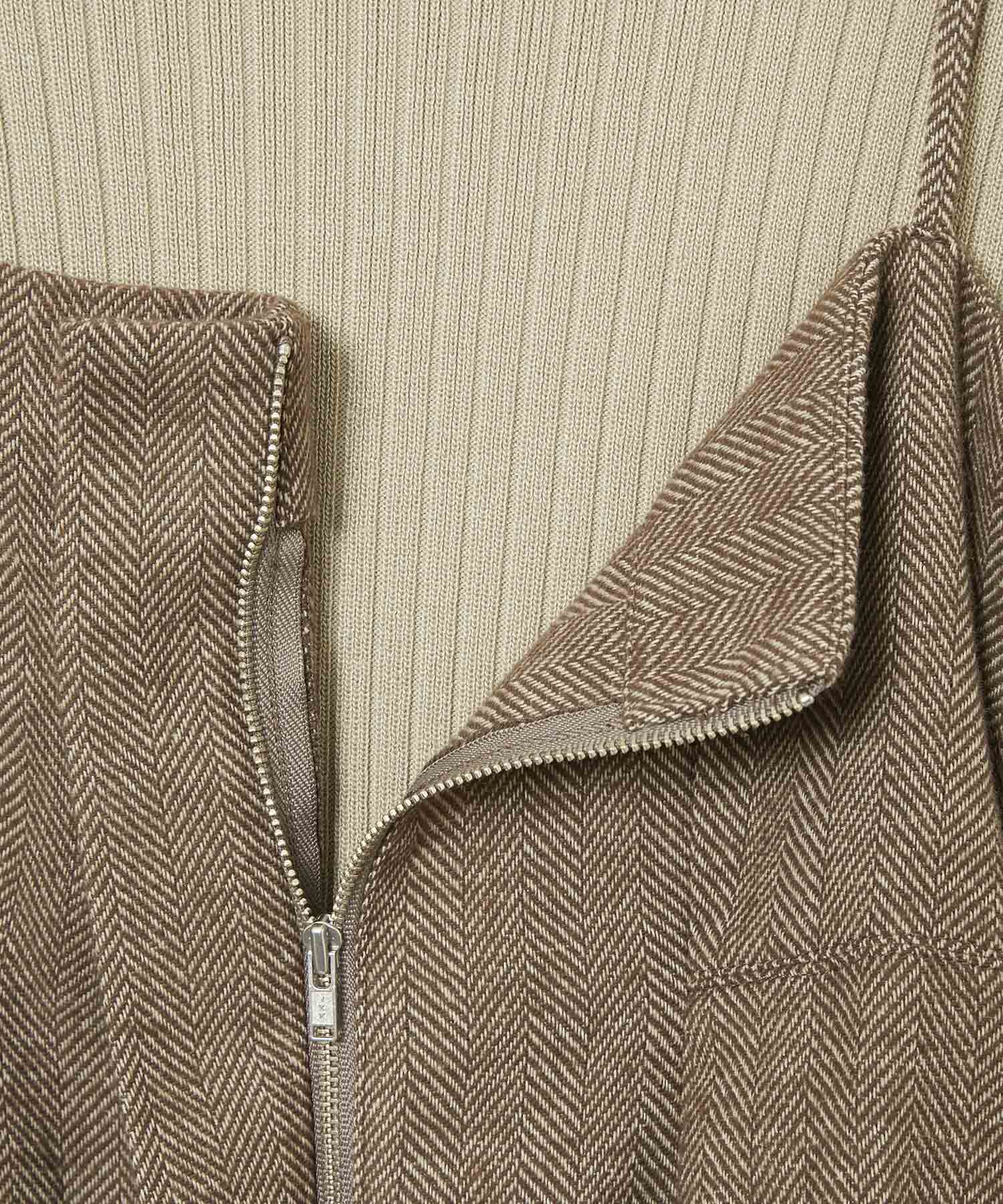 VIS「【SET】ビスチェセット裾ミニフリルリブニットワンピース」|ワンピース|