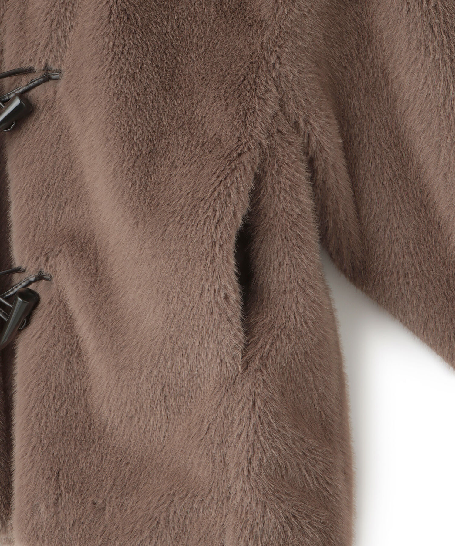 VIS「エコファーダッフルブルゾン」|ダッフルコート|