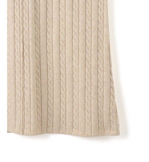 VIS「【DILIGENCE PARLOUR】VIS別注モデルローズ刺繍ポロケーブルニットスカート【セットアップ対応】」|スカート|