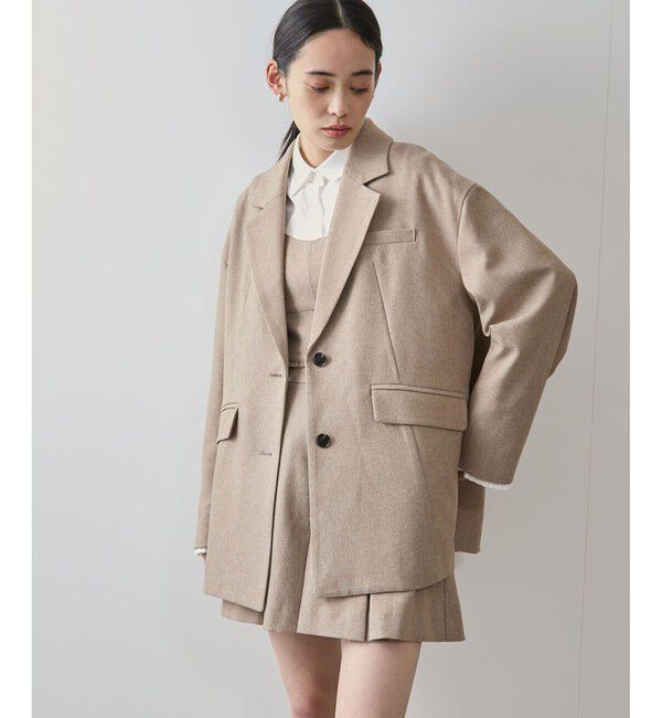 VIS「サマーツイードシングルジャケット」|テーラードジャケット|