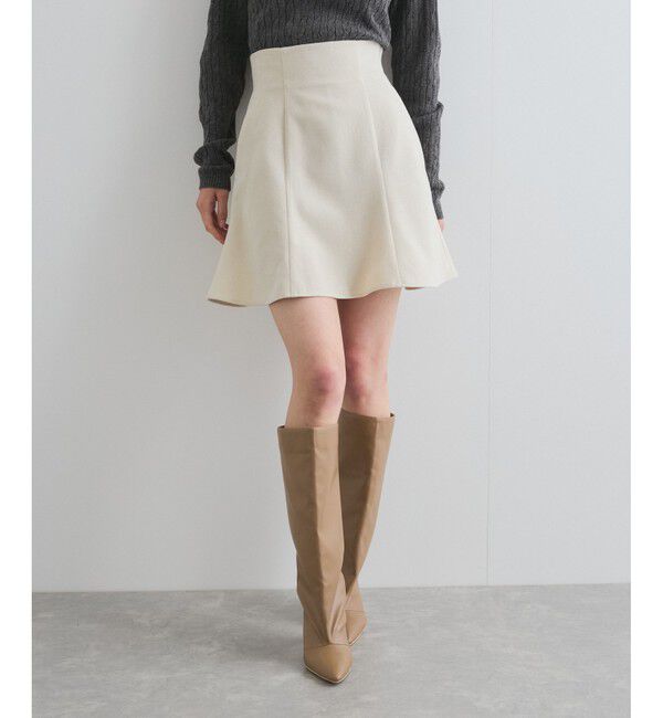 VIS「【洗える】ハイウエストミニスカート【インナーパンツ付き】」|スカート|オフサブ