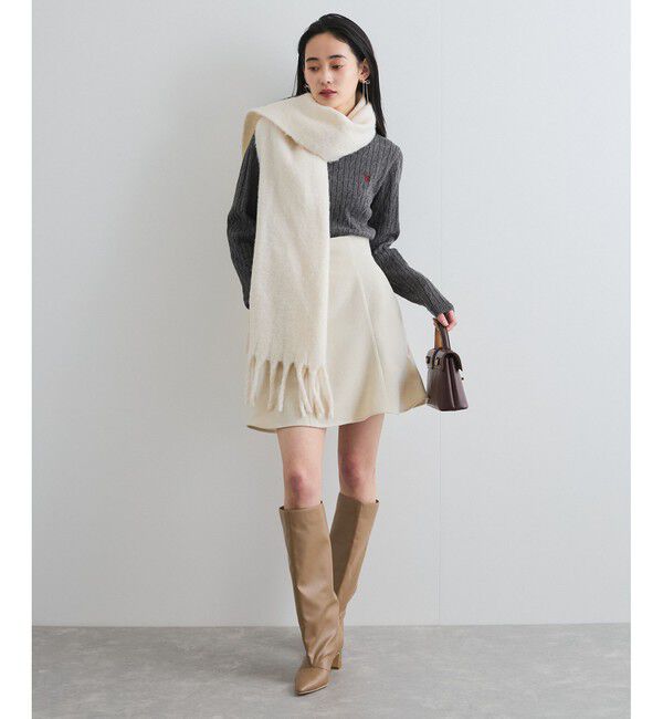 VIS「【洗える】ハイウエストミニスカート【インナーパンツ付き】」|スカート|