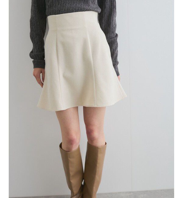 VIS「【洗える】ハイウエストミニスカート【インナーパンツ付き】」|スカート|